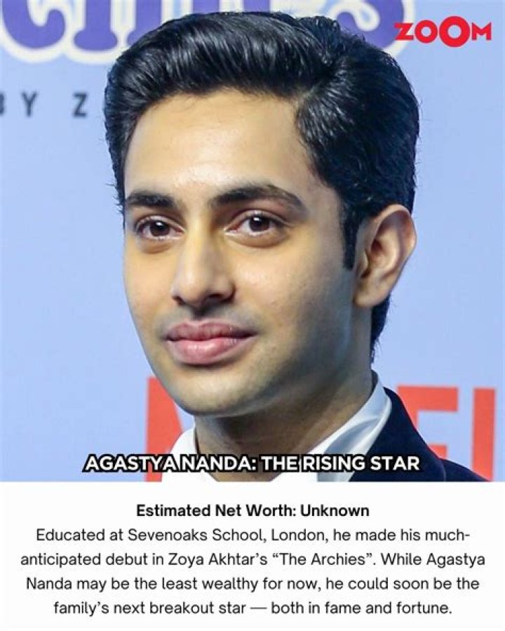 Agastya Nanda: The Rising Star from a Storied Family