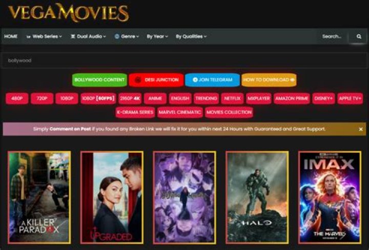 Bookmark for Original Vegamovies: Your Safe & Secure Guide