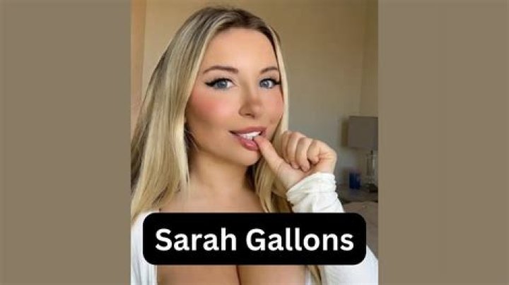 Sarah Gallons: Discovering the British Digital Creator's Unique Story