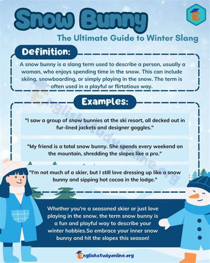 Unpacking the "Snow Bunny" Meaning: What Does This Term Truly Imply?